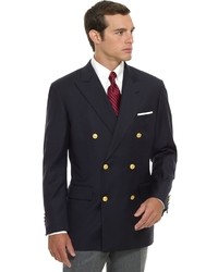 Brooks Brothers Country Club Double Breasted Navy Blazer