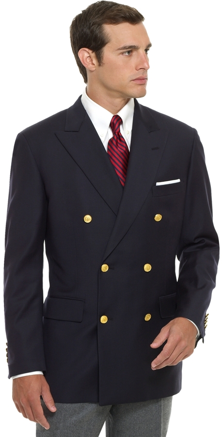 brooks brothers double breasted blazer