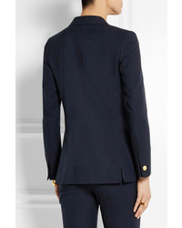 Band Of Outsiders Double Breasted Basketweave Cotton Blazer