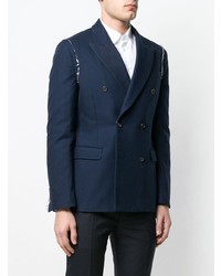 Alexander McQueen Double Breasted Fitted Blazer