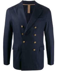 Eleventy Double Breasted Fitted Blazer