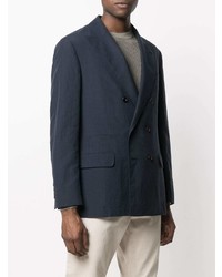 Brunello Cucinelli Double Breasted Long Sleeved Blazer