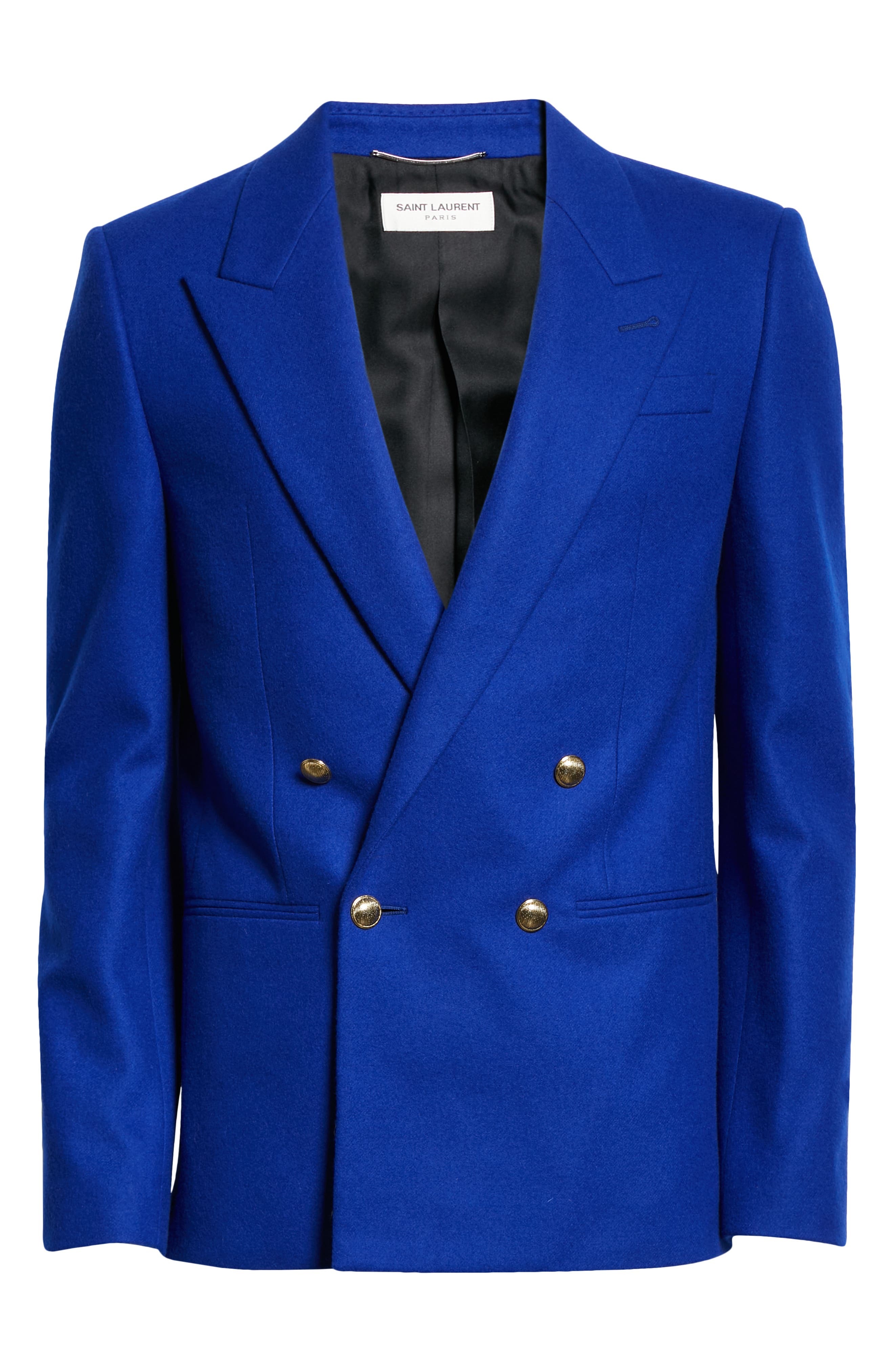 Saint Laurent Double Breasted Wool Blend Sport Coat, $2,990 | Nordstrom ...