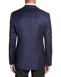 Hugo Extra Trim Fit Double Breasted Wool Blend Dinner Jacket