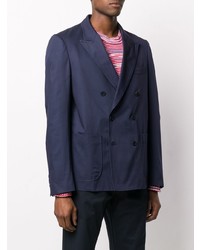 Maison Flaneur Fitted Double Breasted Blazer