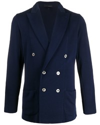 Lardini Fitted Double Breasted Blazer