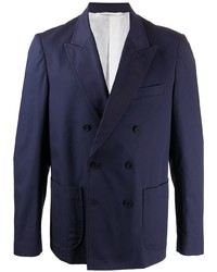 Maison Flaneur Fitted Double Breasted Blazer