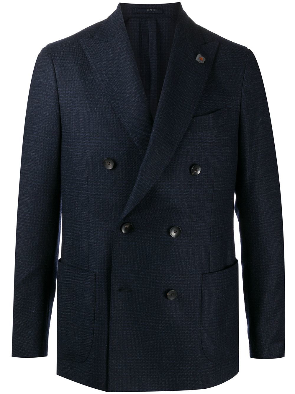 Lardini Fitted Double Breasted Blazer, $731 | farfetch.com | Lookastic