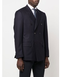 Caruso Fitted Double Breasted Fastening Blazer