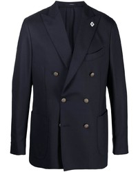 Lardini Fitted Double Breasted Jacket