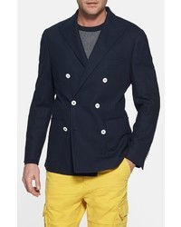 Kent & Curwen Kent And Curwen Double Breasted Knit Blazer