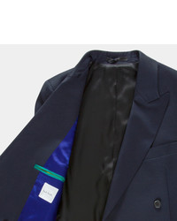 Paul Smith Navy Wool Double Breasted Blazer