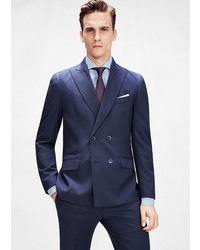 Mango Outlet Outlet Double Breasted Suit Blazer