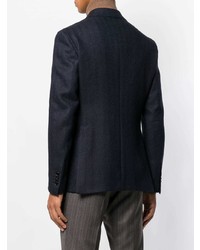 Tagliatore Patterned Double Breasted Blazer