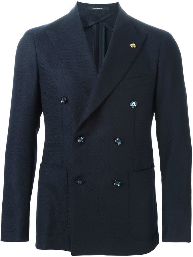 Tagliatore Double Breasted Blazer, $497 | farfetch.com | Lookastic