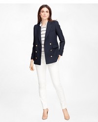 Brooks Brothers Wool Double Breasted Blazer