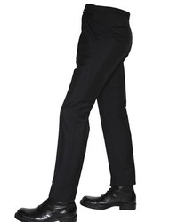 Jil Sander 18cm Wool Mohair Canvas Trousers
