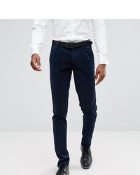 ASOS DESIGN Asos Tall Skinny Trousers In Navy Texture With