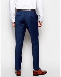 Asos Brand Skinny Suit Pants In Navy