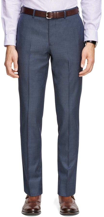 Brooks Brothers Houndstooth Suit Trousers, $200 | Brooks Brothers ...