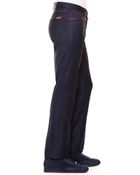 Stefano Ricci Flat Front Sport Trousers Navy