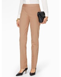 Talbots Heritage Side Zip Cotton Viscose Straight Leg Pants, $109, Talbots