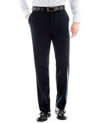 jcpenney Stafford Navy Glen Plaid Suit Pants