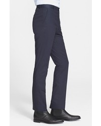 Burberry London Millbank Slim Fit Flat Front Trousers
