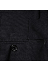 Burberry London Navy Wool Suit Trousers