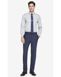 Express Modern Producer Micro Twill Navy Suit Pant