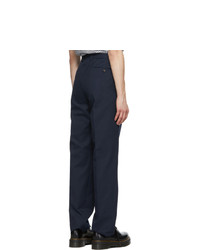 Noah NYC Navy Cotton Suit Trousers