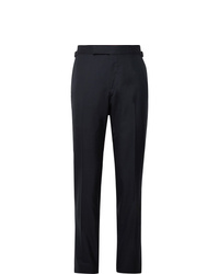 Tom Ford Navy Oconnor Slim Fit Wool Suit Trousers