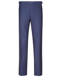 Charles Tyrwhitt Navy Slim Fit British Panama Luxury Suit Pants