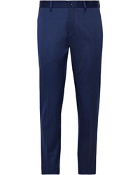 Acne Studios Navy Stan Slim Fit Cotton Blend Twill Suit Trousers