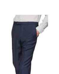 Ermenegildo Zegna Navy Wool Suit Trousers