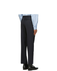 Gucci Navy Wool Tricotine Trousers