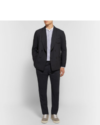 Camoshita Pleated Wool Blend Suit Trousers