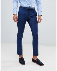 Jack & Jones Premium Suit Trouser In Slim Fit Blue