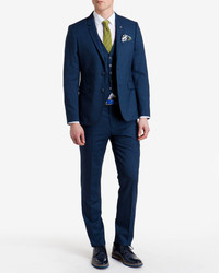 Ted Baker Roibost Checked Wool Suit Pant