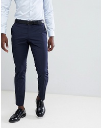 Selected Homme Slim Fit Suit Trouser In Navy Pinstripe