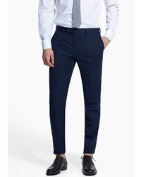 Mango Slim Fit Suit Trousers