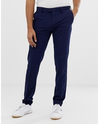 United Colors of Benetton Slim Fit Trousers With Stretch In Royal Blue
