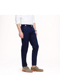 Ludlow Slim Suit Pant In Dotted Indigo Italian Cotton