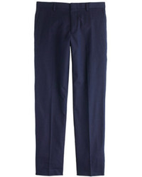 Ludlow Slim Suit Pant In Dotted Indigo Italian Cotton
