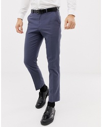 ASOS DESIGN Slim Suit Trousers In Slate Blue