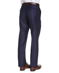 Incotex Super 150s Woolcashmere Trousers Navy