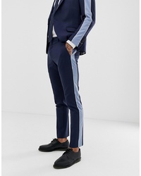 Twisted Tailor Super Skinny Suit Trouser With Contrast Stripe