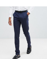 ASOS DESIGN Tall Skinny Suit Trousers In Navy