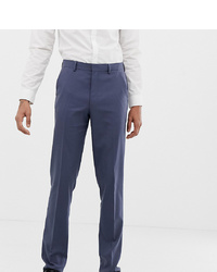 ASOS DESIGN Tall Slim Suit Trousers In Slate Blue