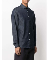 Deperlu Classic Collar Cotton Shirt